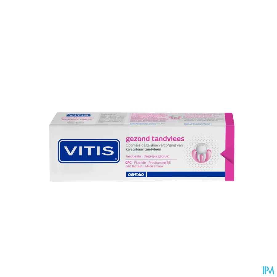 packshot van Vitis Gezond Tandvlees Tandpasta 75 ml