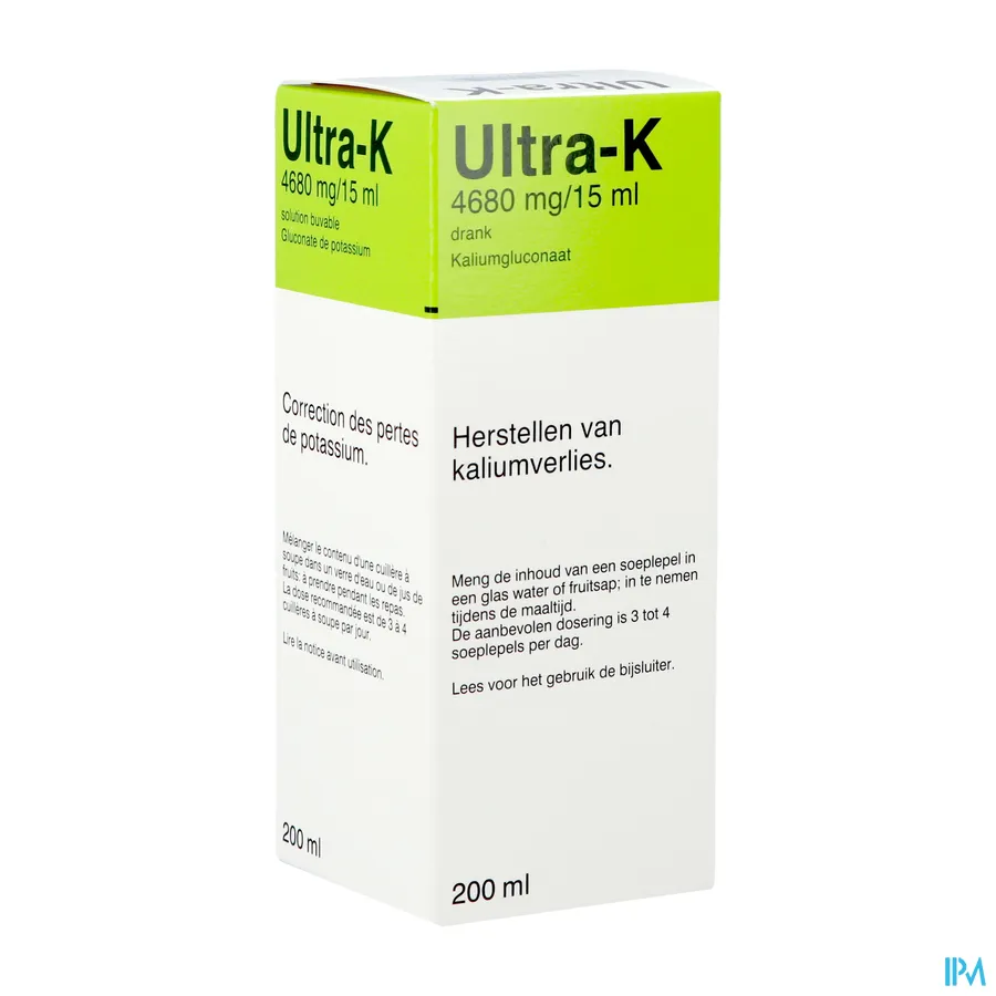 packshot van Ultra K Oplossing 200 ml