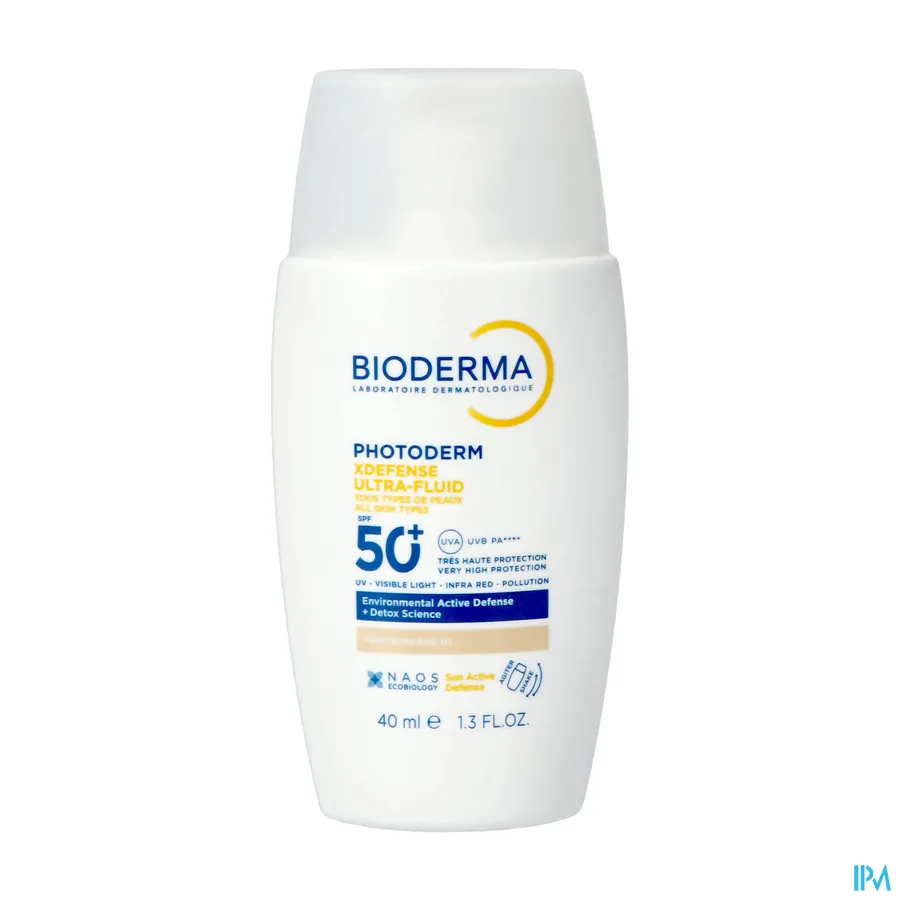 productshot van Bioderma Photoderm XDefense Ultra-Fluid SPF 50+ 40 ml Shade 01