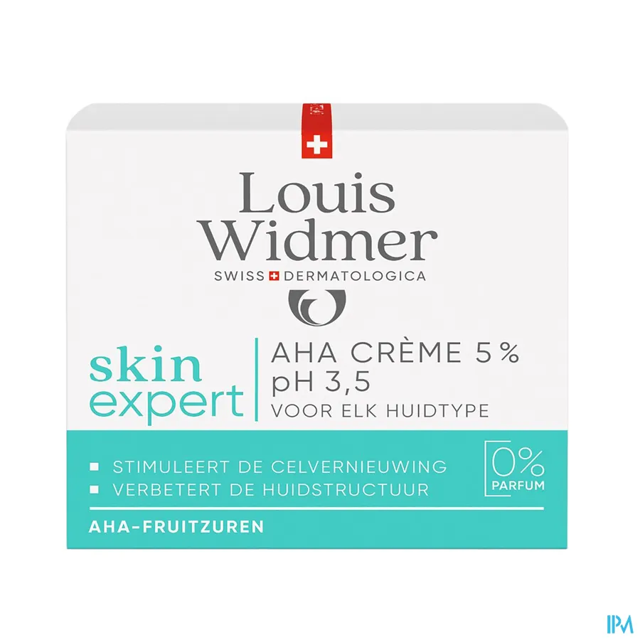 packshot van Widmer Skin Expert Aha Creme 5% N/parf 50ml