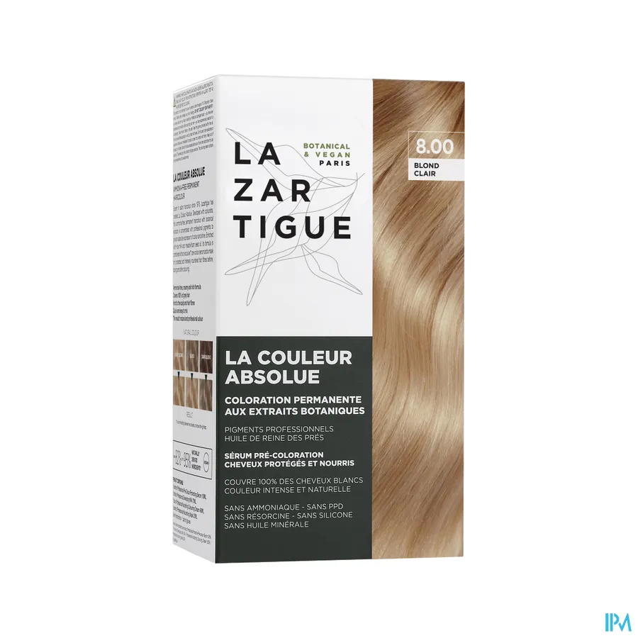 packshot van Lazartigue Couleur Absolue 8.00 Blond Clair