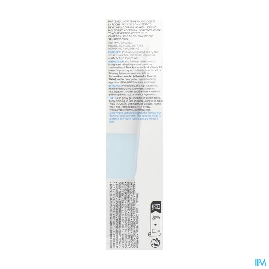 packshot van La Roche-Posay Hyalu B5 Aquagel SPF 30 50 ml