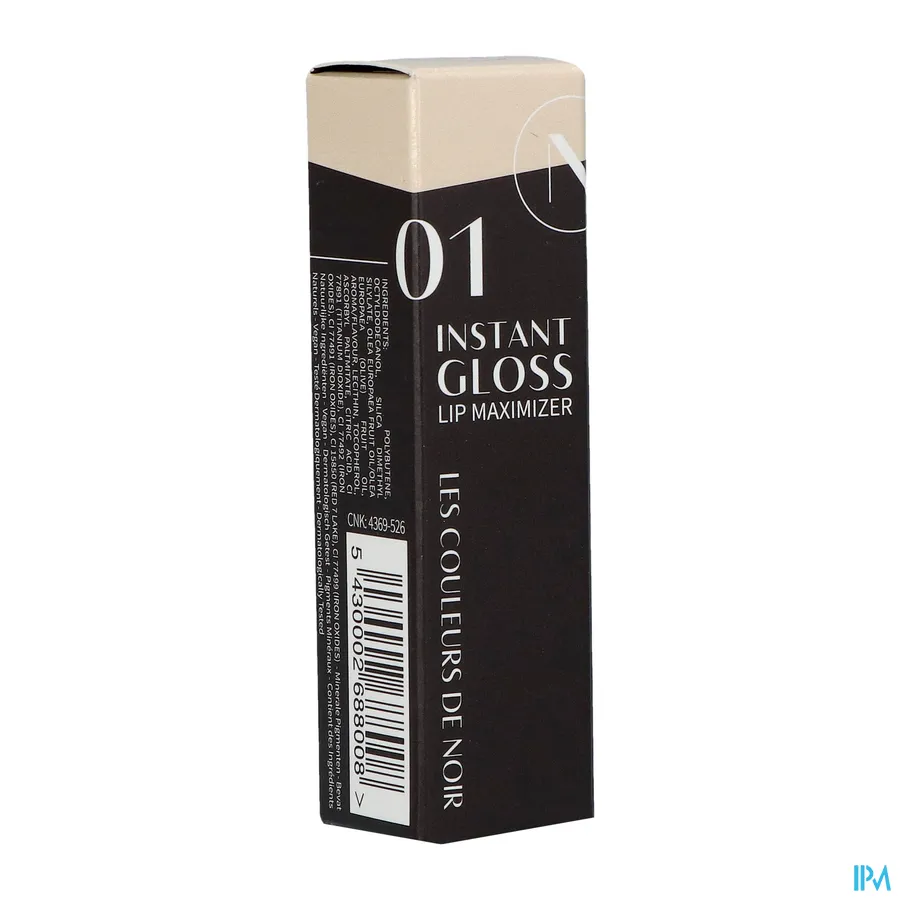 packshot van Les Couleurs De Noir Instant Gloss Lip Maximizer Inhoud: 1 stuk - Kleur: 1 Light Coral -