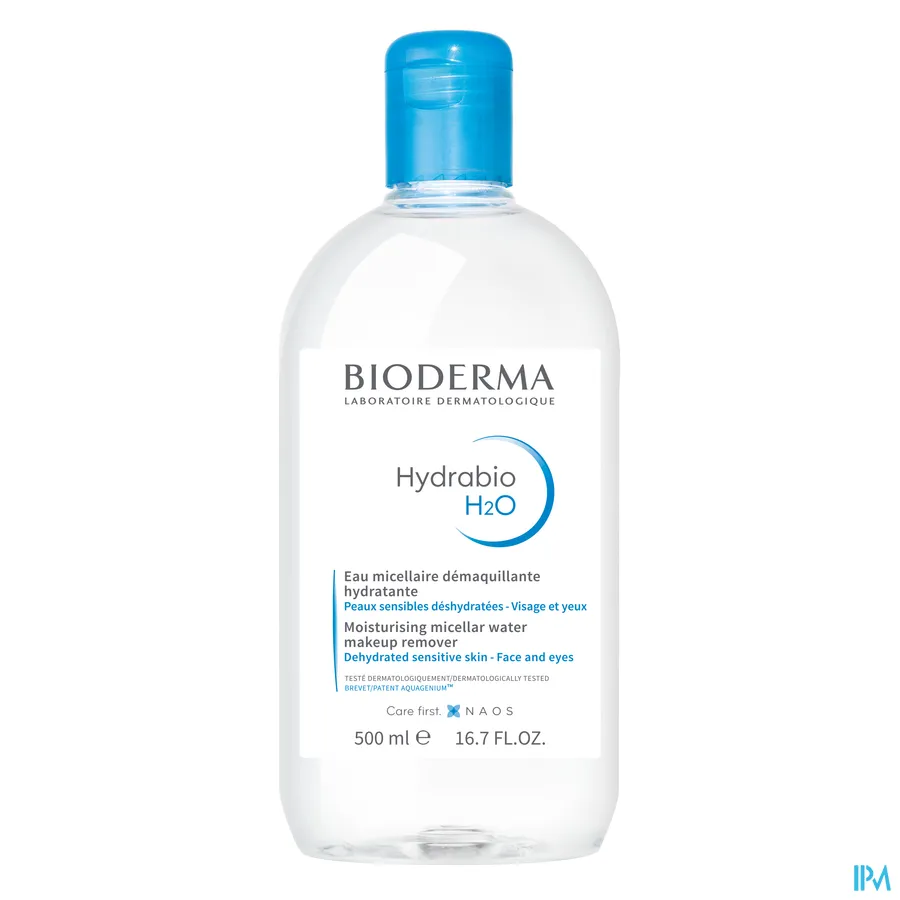 packshot van Bioderma Hydrabio H2O Micellaire Oplossing 500 ml