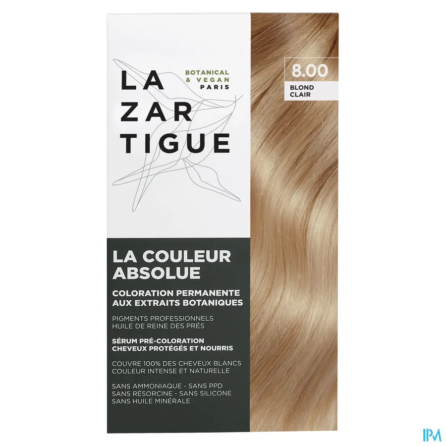 packshot van Lazartigue Couleur Absolue 8.00 Blond Clair