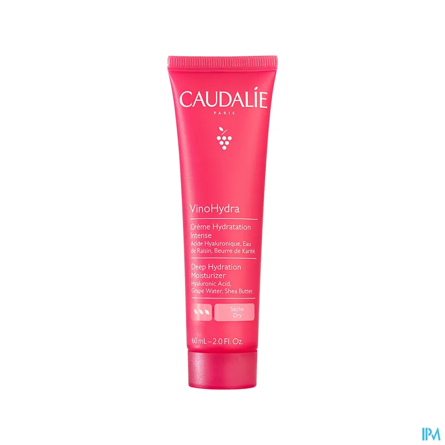 packshot van Caudalie VinoHydra Crème Intense Hydratatie 60 ml