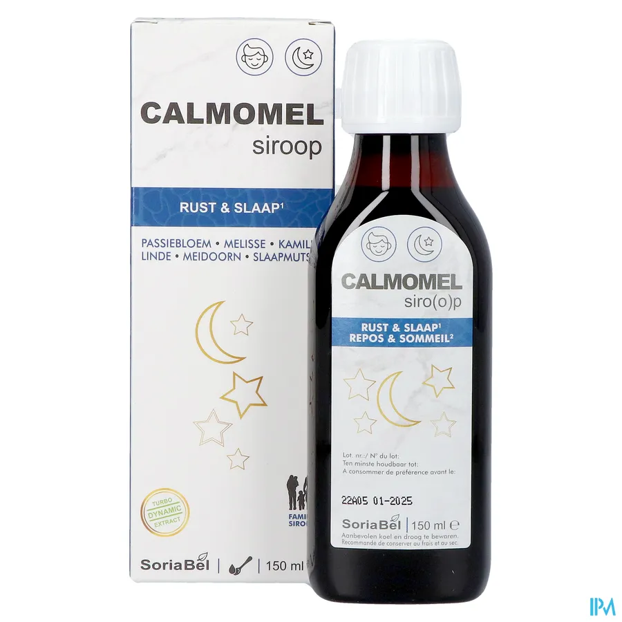 packshot van Soria Calmomel Siroop 150 ml