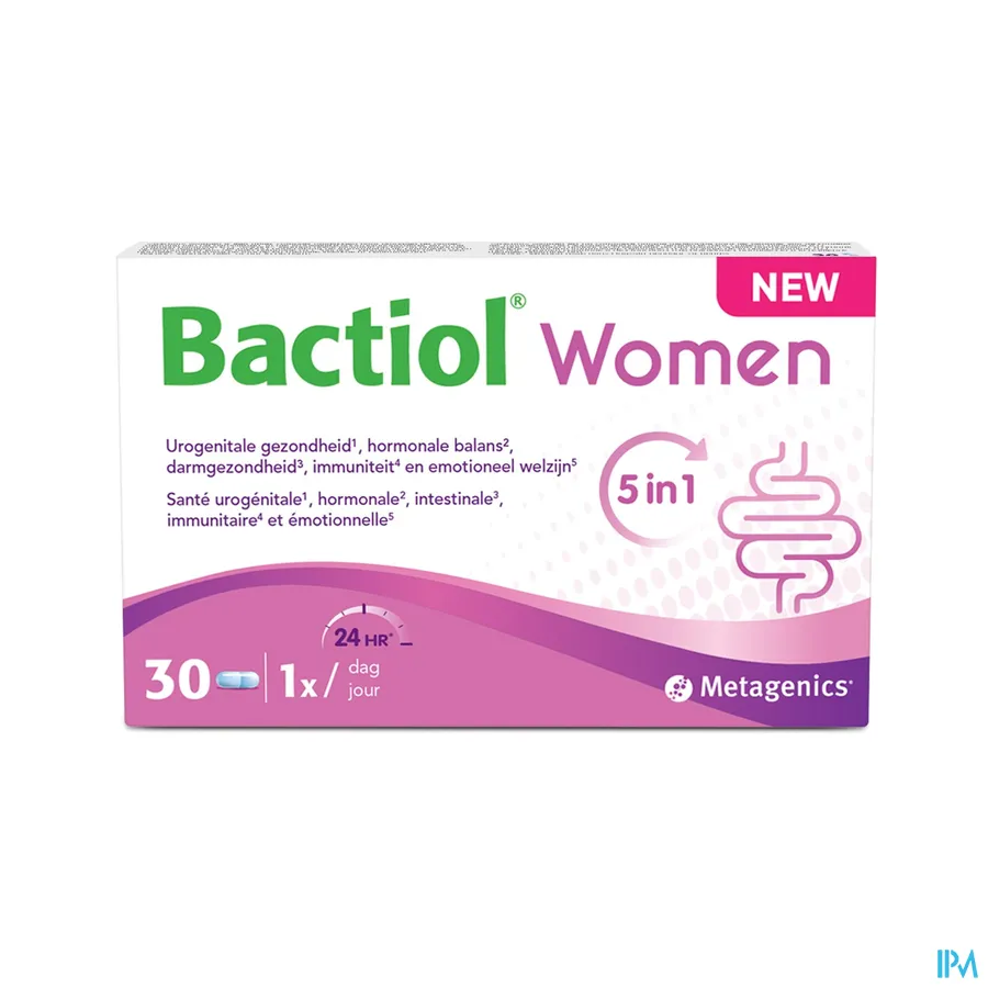 packshot van Bactiol Women 30 capsules