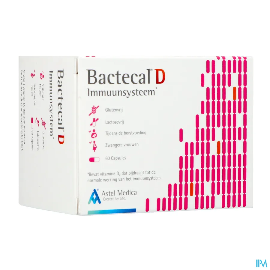 packshot van Bactecal D 60 capsules