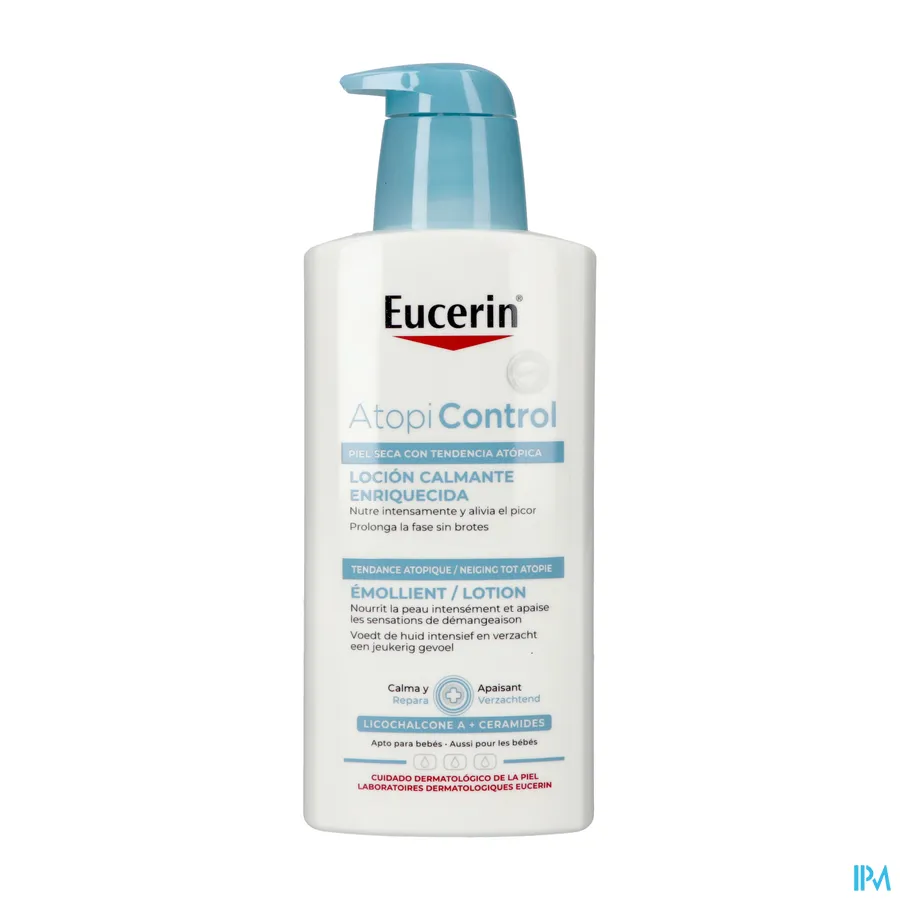 packshot van Eucerin AtopiControl Lotion 400 ml