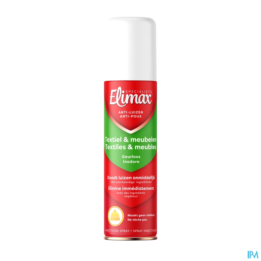 packshot van Elimax Anti-luizen Spray Textiel & Meubelen 150 ml