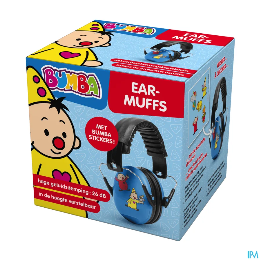 packshot van In Hoogte Verstelbare Gehoorbeschermingskoptelefoon voor Kinderen 'Bumba' met Geluidsdemping van 27 dB
