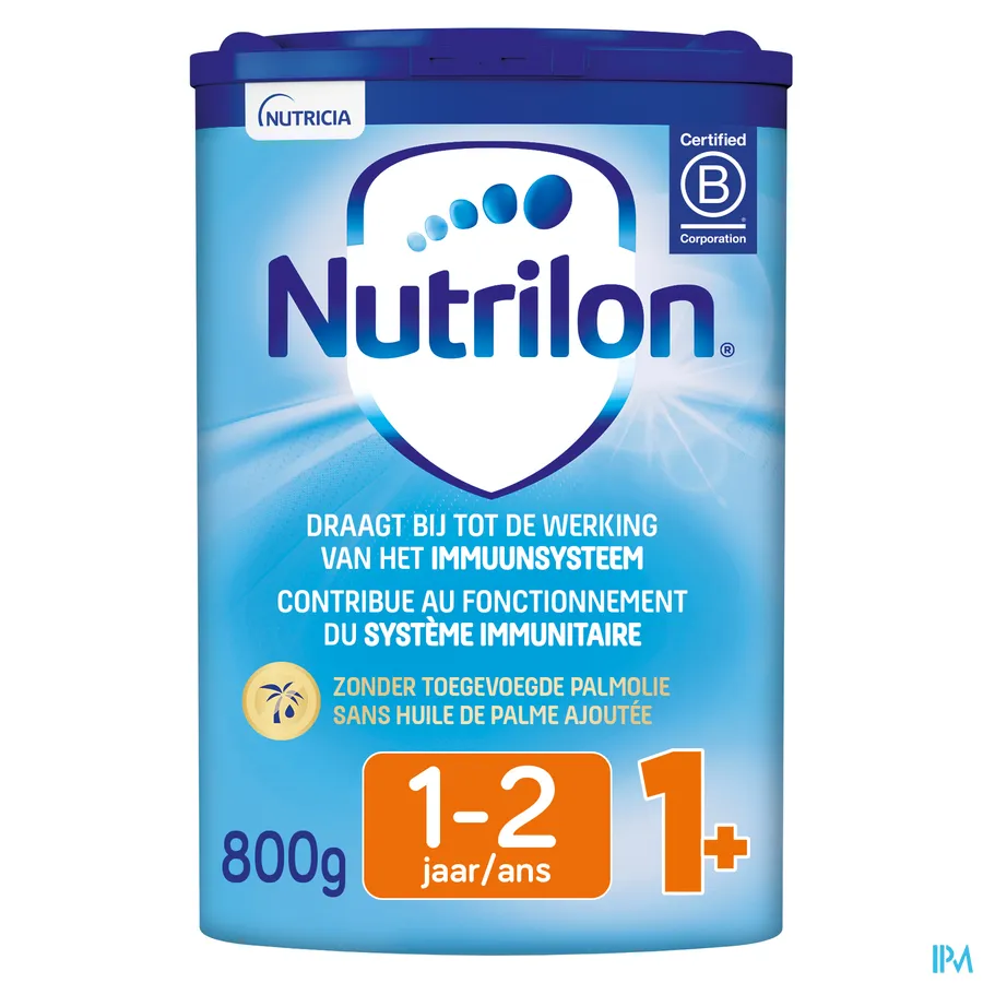 packshot van Nutrilon 1+ Groeimelk 800 g
