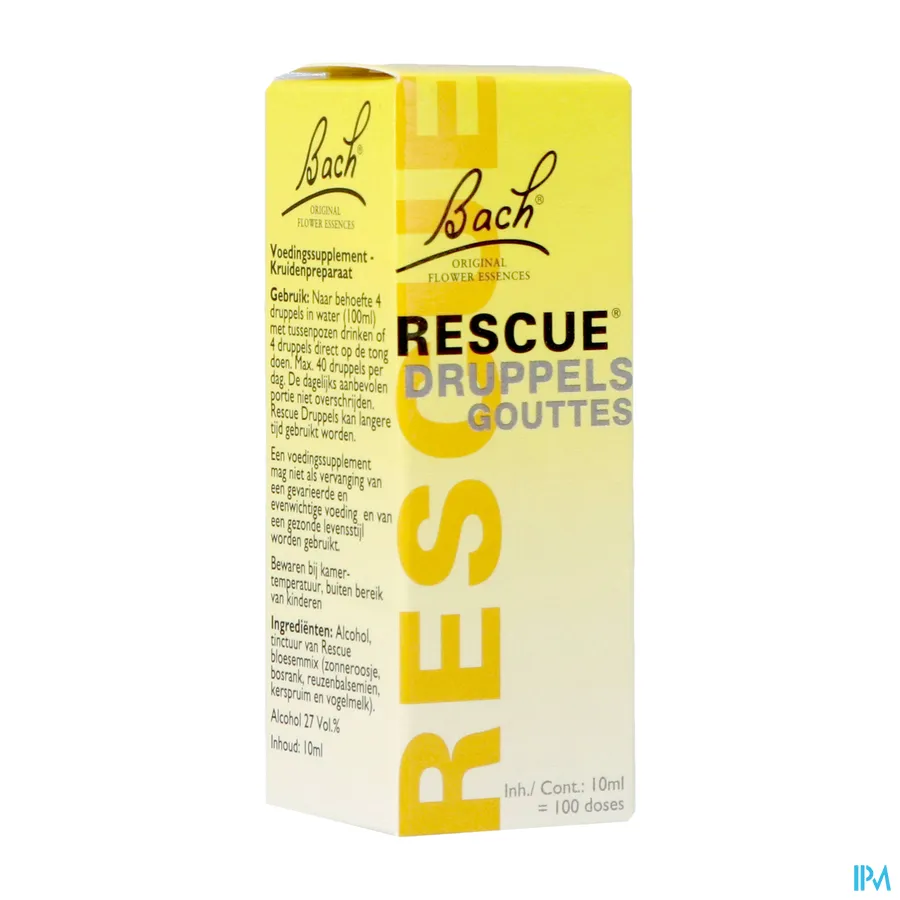 packshot van Bach Flower Rescue Druppels