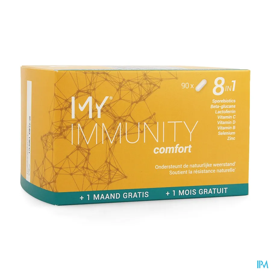 packshot van My Immunity Comfort voor Ondersteuning van de Natuurlijke Weerstand 8-in-1 90 Capsules