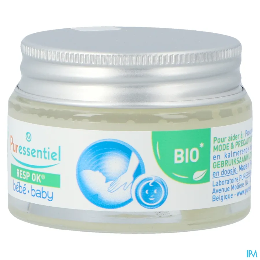 packshot van Puressentiel Ademhaling Massagebalsem Baby 30 ml