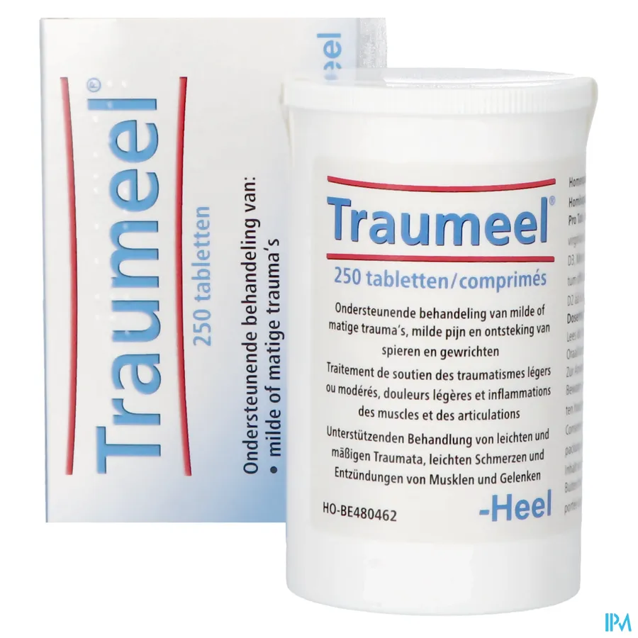 productshot van Heel Traumeel 250 Tabletten