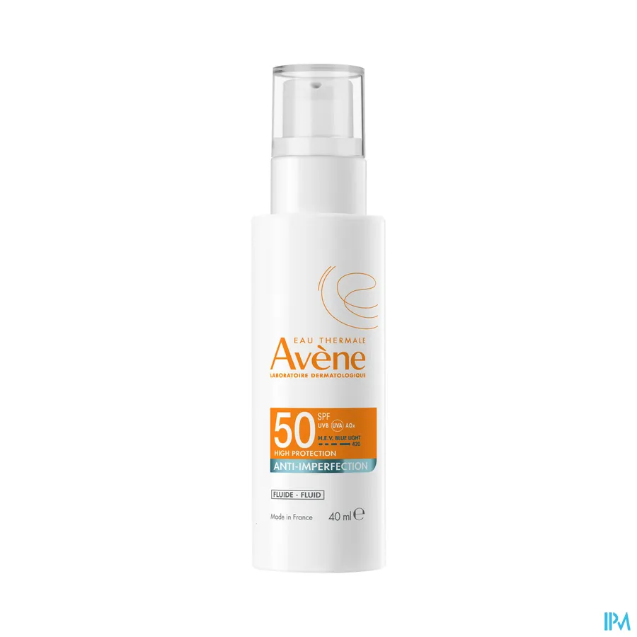 productshot van Avène Anti-Imperfection Zonnefluid SPF 50 40 ml