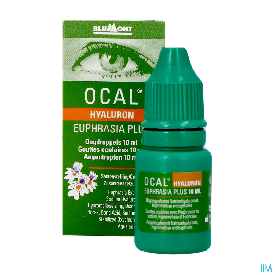 packshot van Ocal Hyaluron Euphrasia Plus 10ml 10 ml