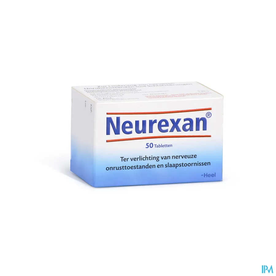 packshot van Neurexan ter Verlichting van Nerveuze Onrusttoestanden en Slaapstoornissen 50 Tabletten