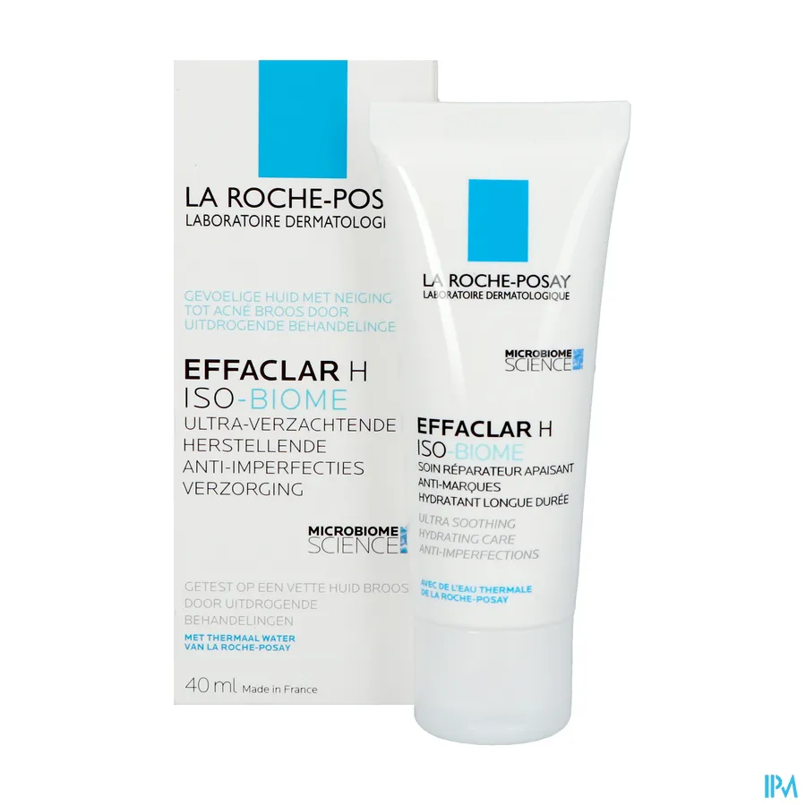 packshot van La Roche-Posay Effaclar H Iso-Biome Crème 40 ml