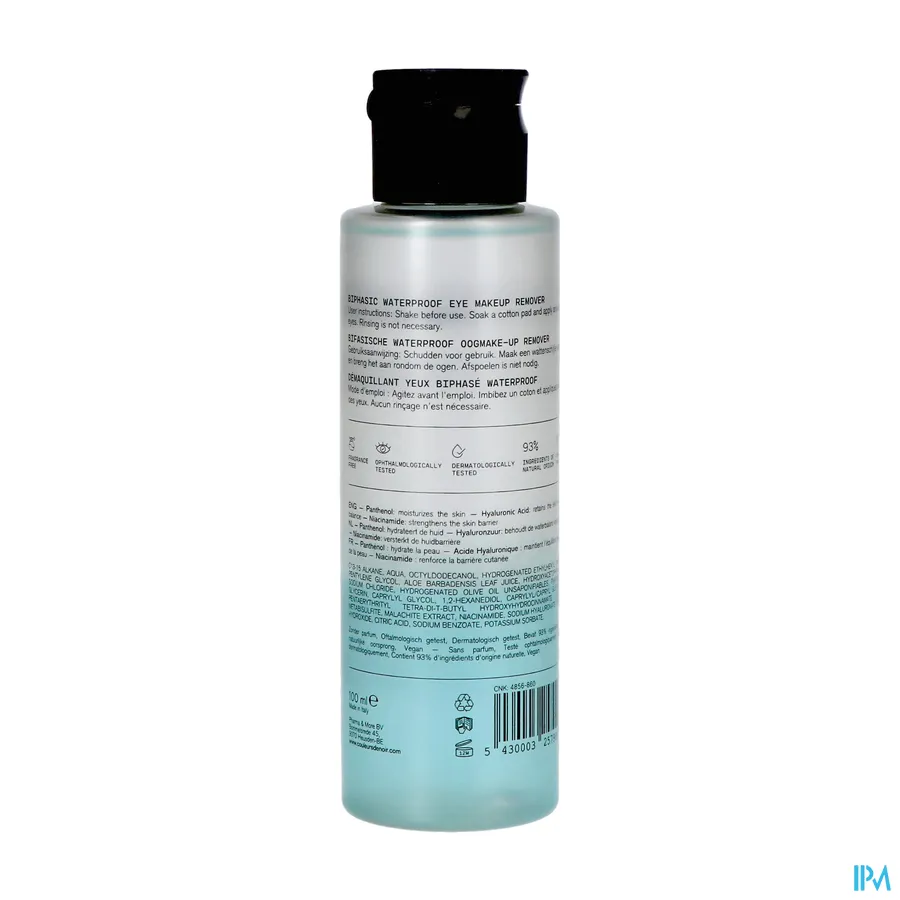 packshot van Couleurs de Noir Démaquillant Yeux Waterproof 90 ml