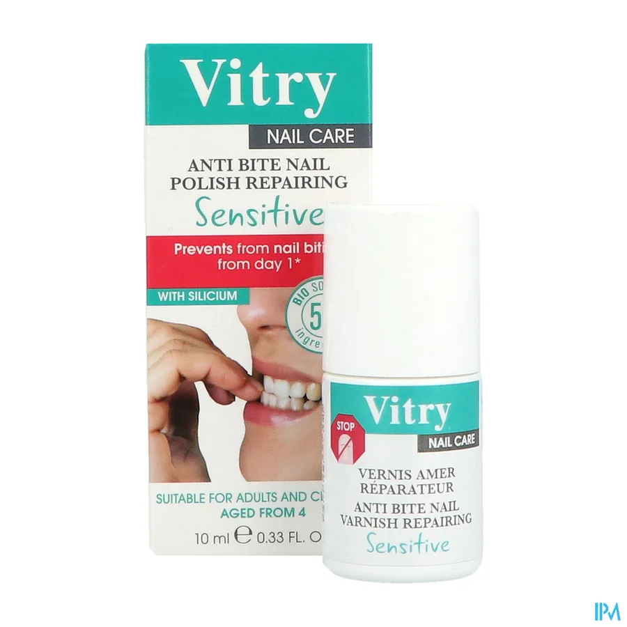 productshot van Vitry Herstellende Anti-Nagelbijt Nagellak met Silicone 10 ml