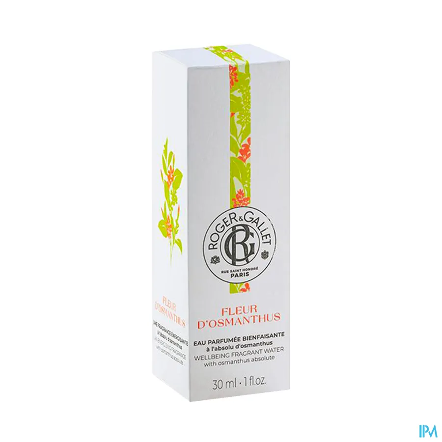 packshot van Roger & Gallet Fleur d'Osmanthus Geparfumeerd Water 30 ml