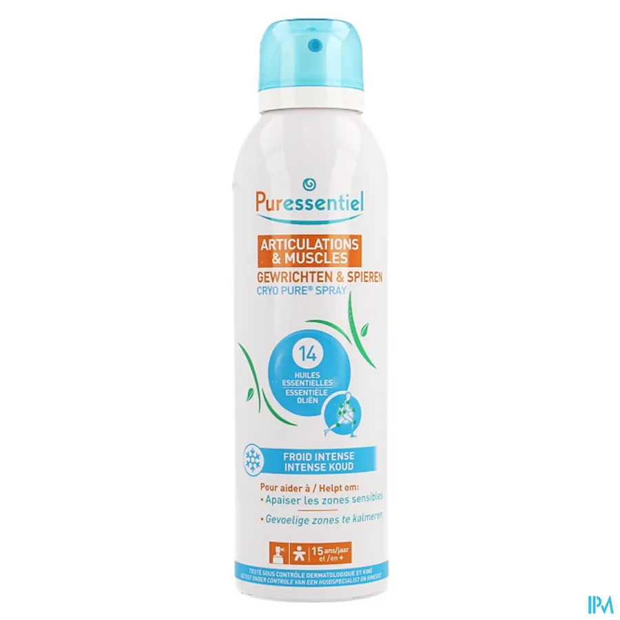 packshot van Puressentiel Gewrichten & Spieren Cryo Pure Spray 150 ml