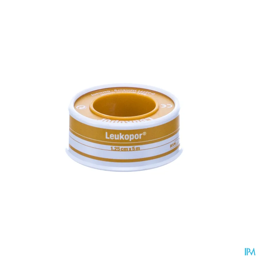 packshot van Leukopor Kleefpleister 1,25 cm x 5 m 1 stuk
