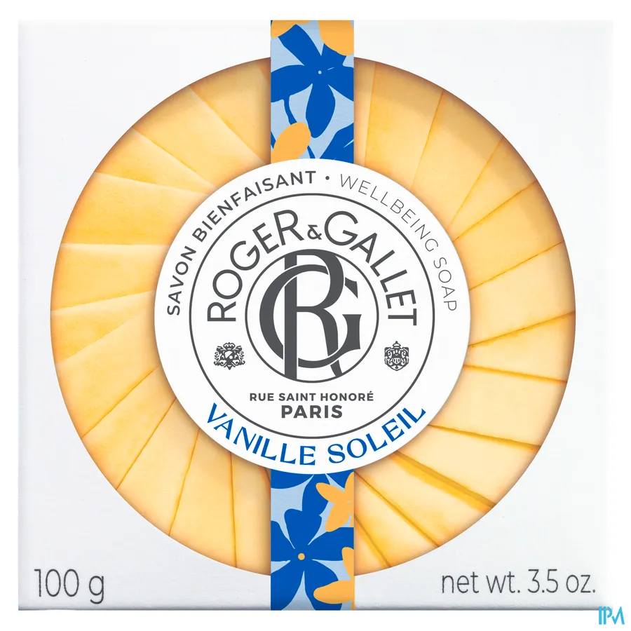 packshot van Roger&gallet Vanille Soleil Zeep 100g