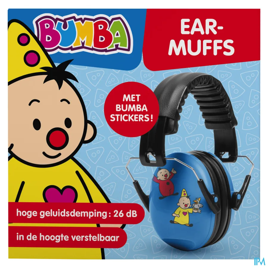 packshot van In Hoogte Verstelbare Gehoorbeschermingskoptelefoon voor Kinderen 'Bumba' met Geluidsdemping van 27 dB