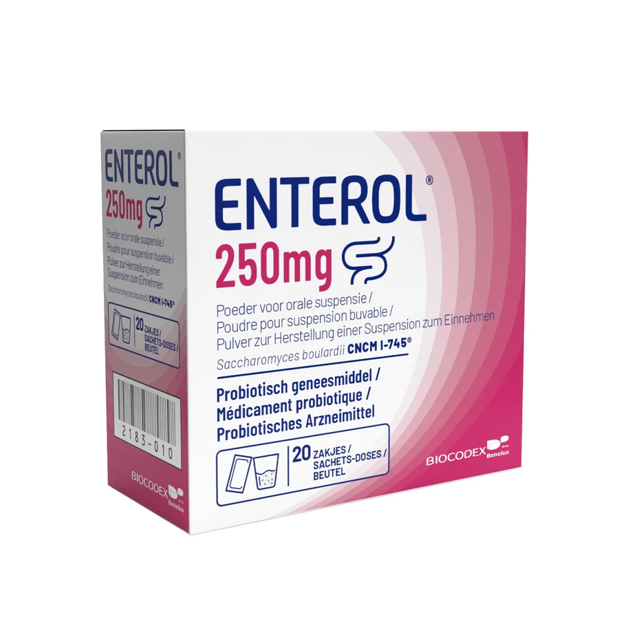 packshot van Enterol 20 Zakjes