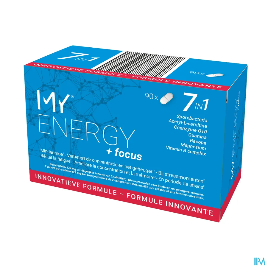 packshot van My Energy + Focus 90 tabletten