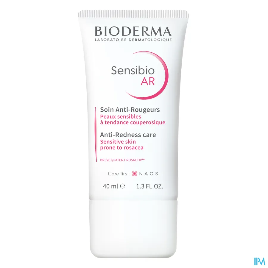 packshot van Bioderma Sensibio AR Creme tegen roodheid 40ml
