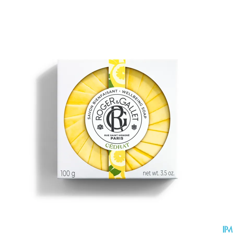 packshot van Roger & gallet Cedrat Zeep 100 g
