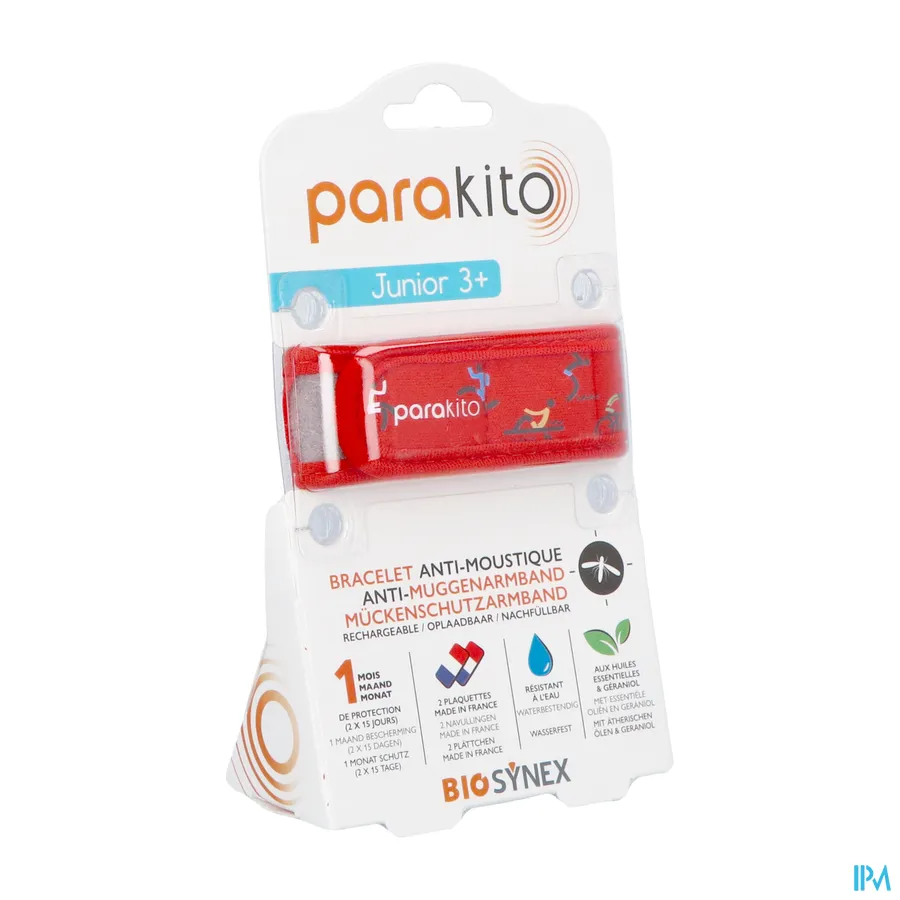 packshot van Parakito Junior 3+ Anti-Muggenarmband Sport
