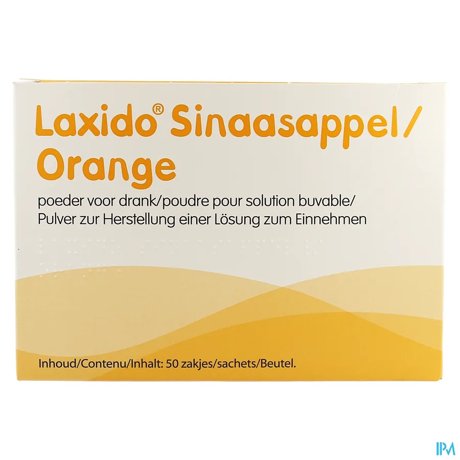 packshot van Laxido Sinaas 50 zakjes