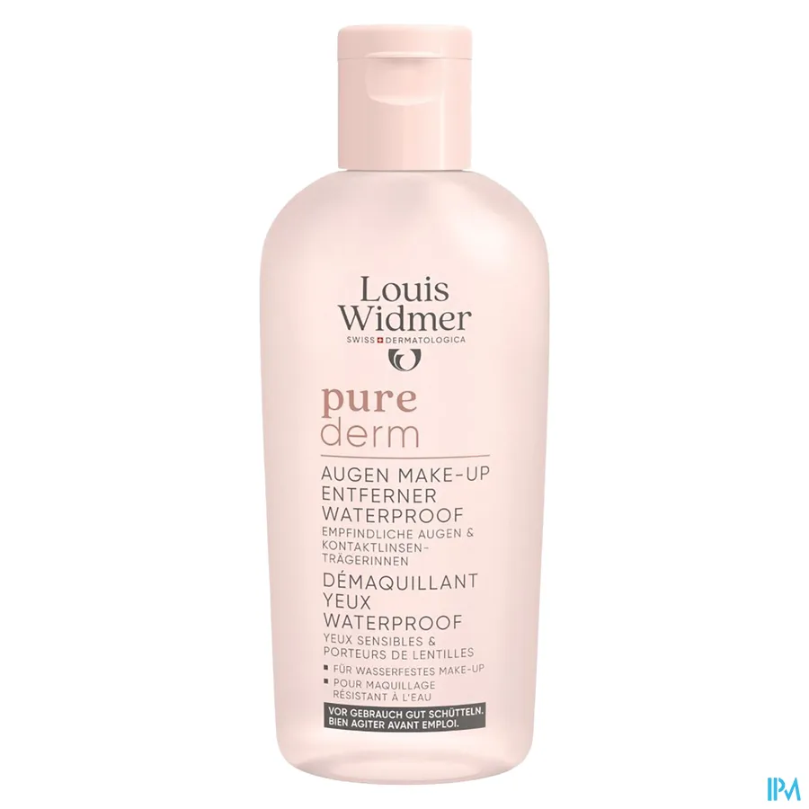 productshot van Louis Widmer Purederm Oogmake-upreiniging Waterproof 100 ml
