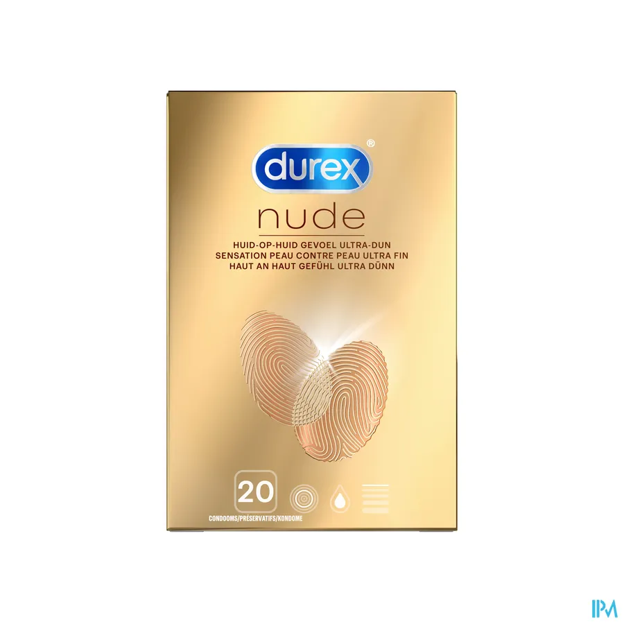 packshot van Durex Nude Condooms 20 stuks