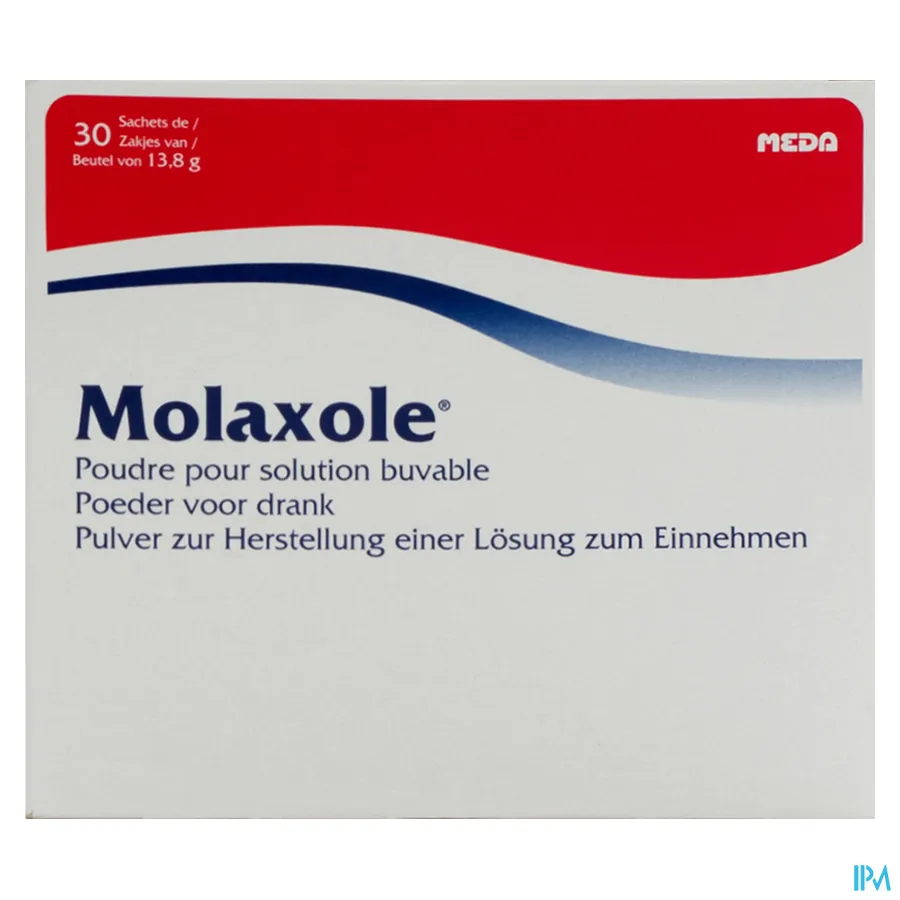 packshot van Molaxole 30 zakjes