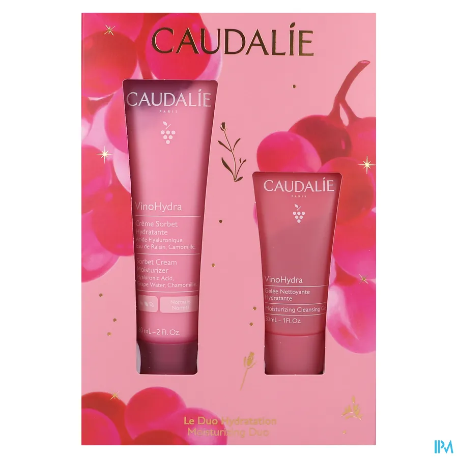 packshot van Caudalie VinoHydra Moisturizing Duo Geschenkset 1 set