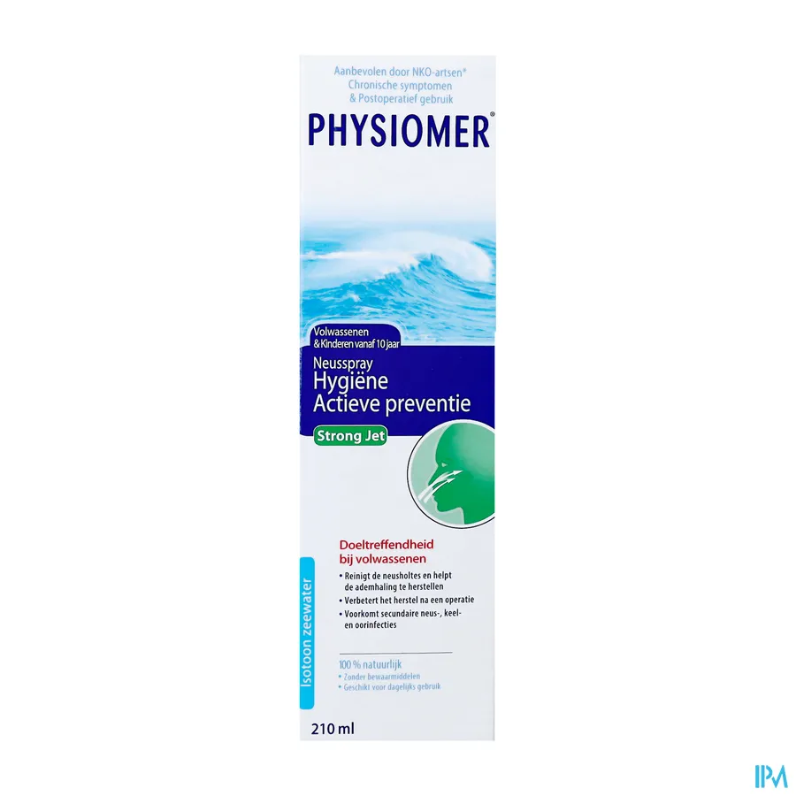 packshot van Physiomer Strong Jet 210ml