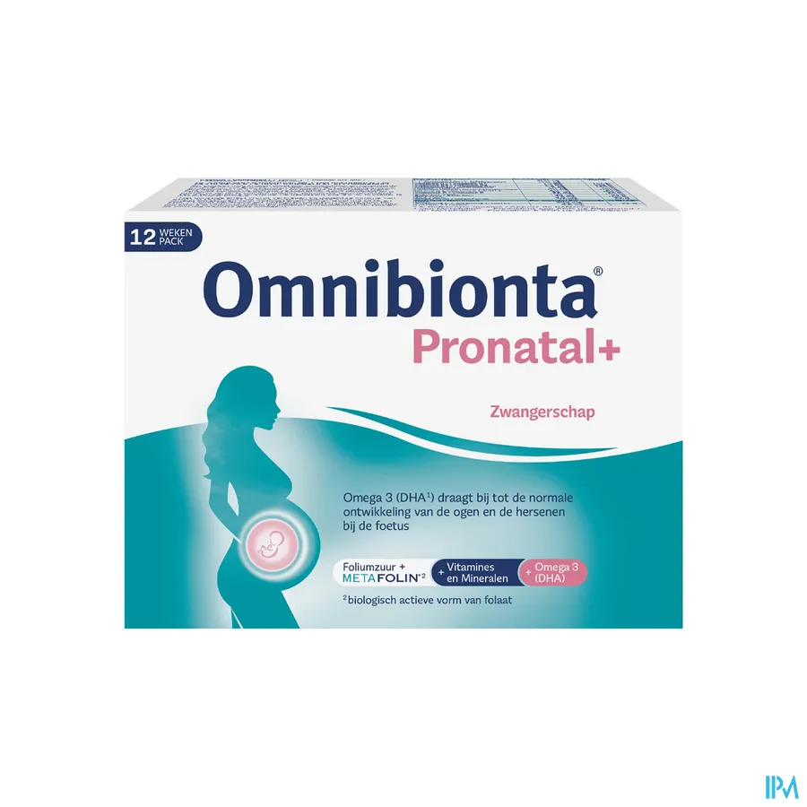 packshot van Omnibionta Pronatal+ promo* 84 tabletten + 84 capsules