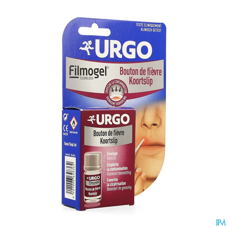 packshot van Urgo Filmogel Koortslip 3 ml