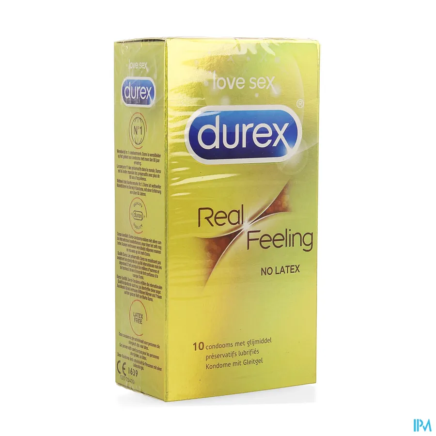 packshot van Durex Real Feeling zonder Latex 10 Condooms