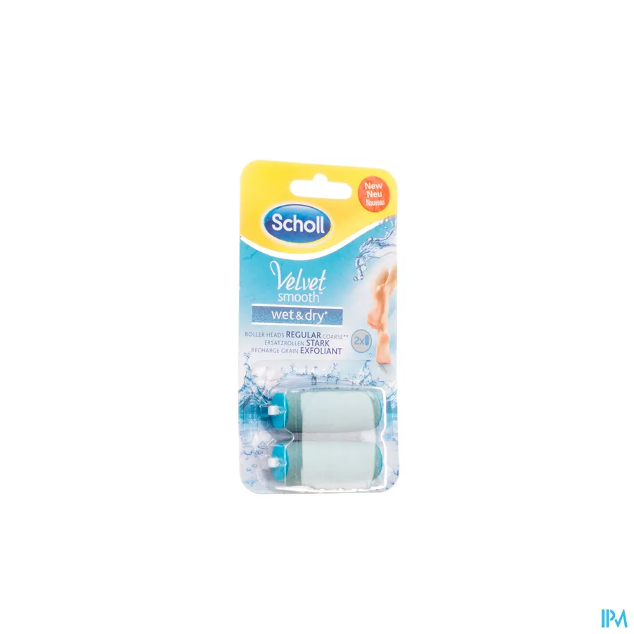 packshot van Scholl Velvet Smooth Wet en Dry Navulling 2 stuks