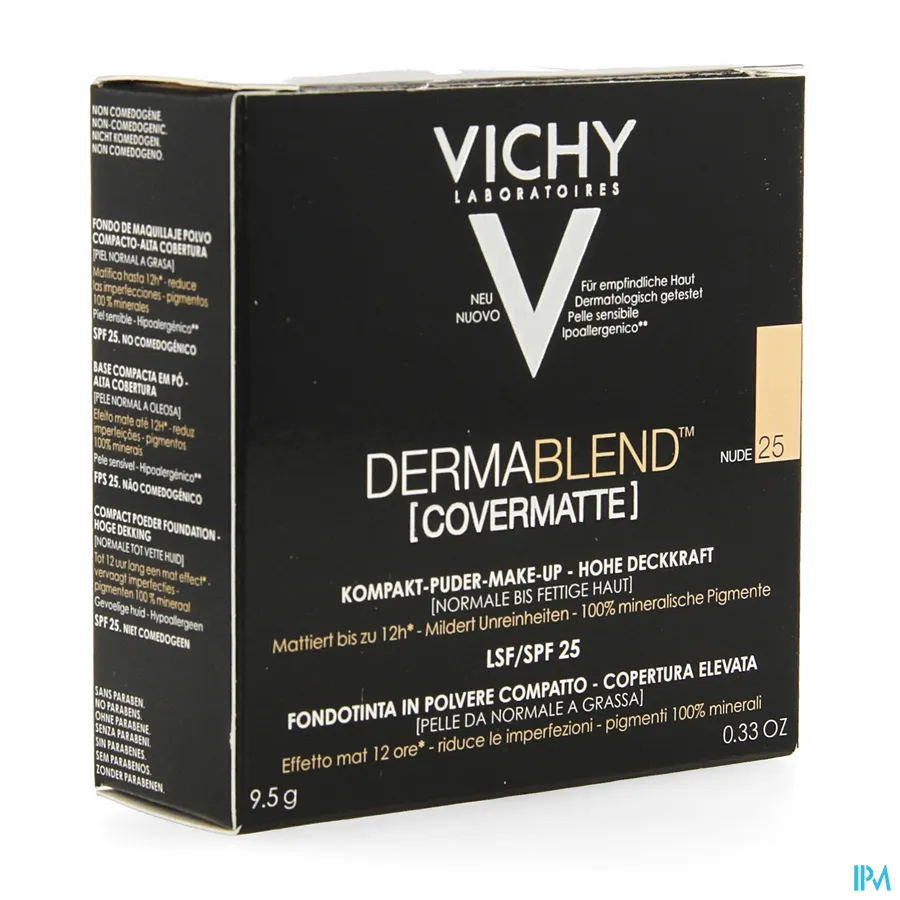 packshot van Vichy Dermablend Covermatte 25 Nude 9,5 g