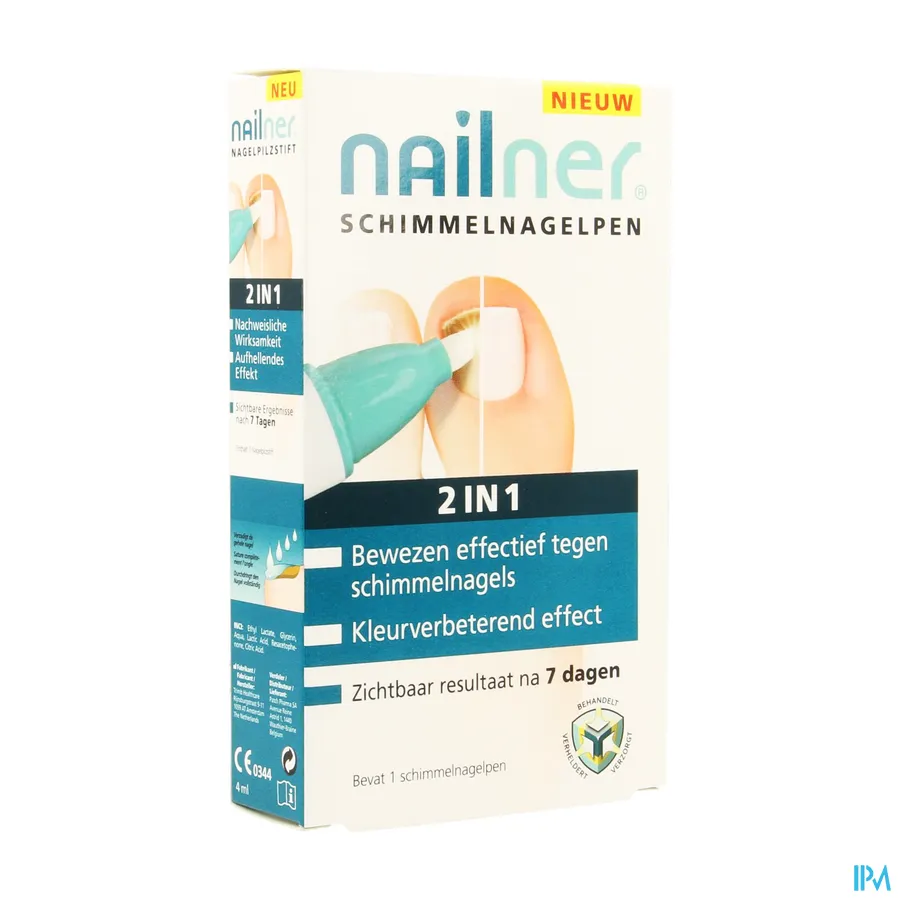 packshot van Nailner 2 in 1 Schimmelnagelpen 4 ml