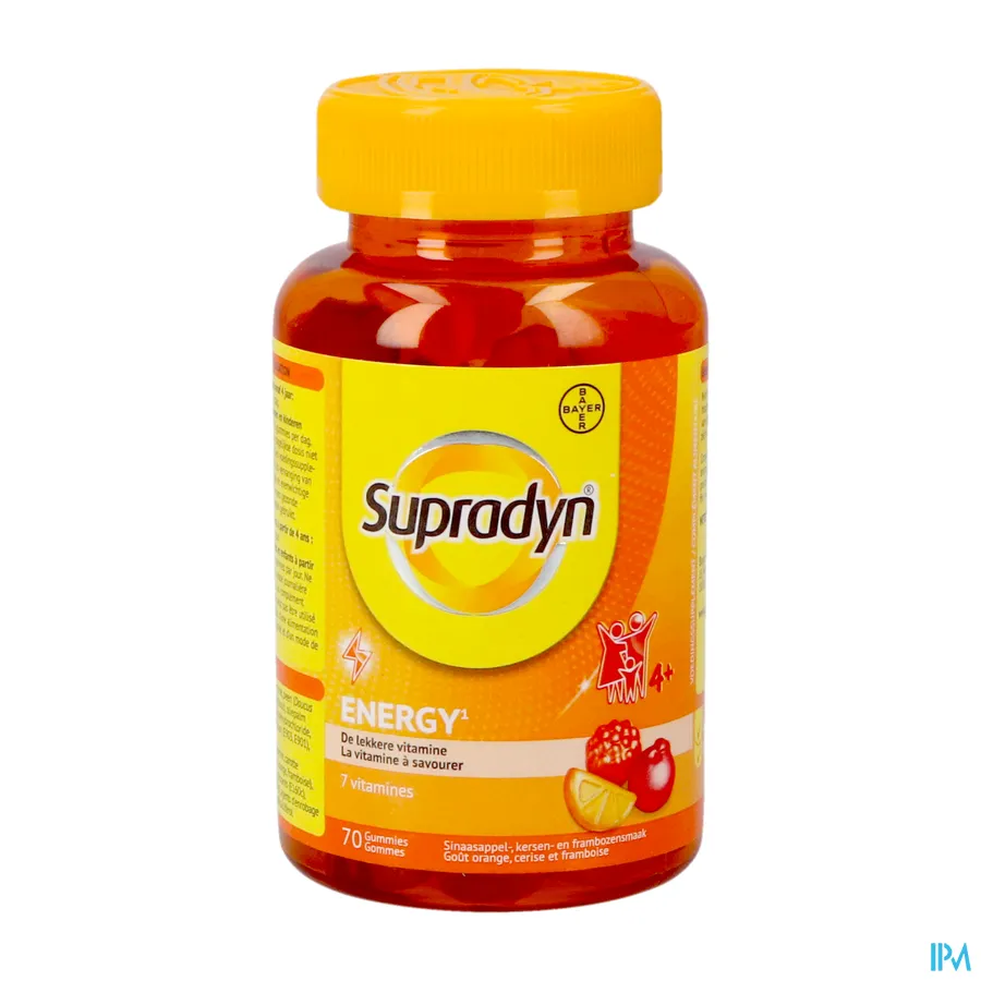 packshot van Supradyn Energy 70 gummies